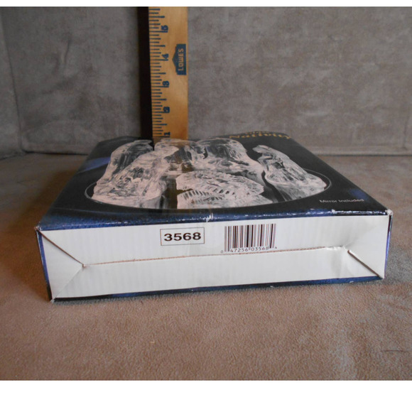 Glass Nativity 7 Piece Set #3568 Original Box Vintage Christmas - Picture 7 of 7